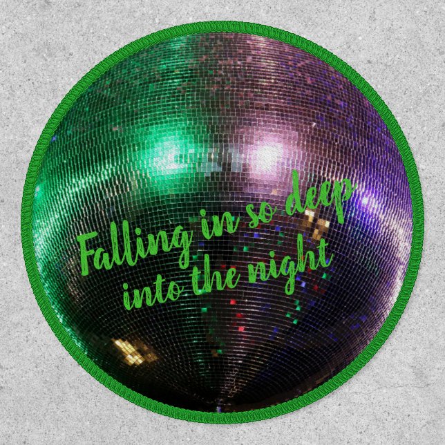 Into the Night Disco Lights Patch (Front)
