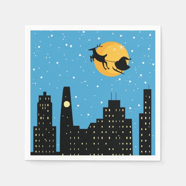 Into the Night Paper Napkins (Front)