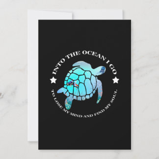 Into The Ocean I Go To Lose My Mind & Find My Soul