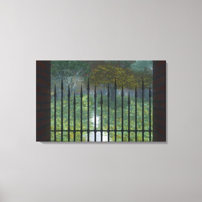 Into the Old Forest Canvas Print (Front)