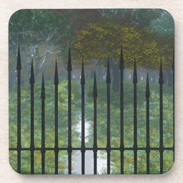 Into the Old Forest Cork Coaster (Front)