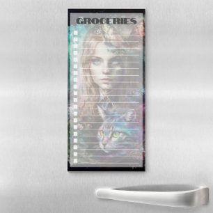 Into the Rabbit Hole Magnetic Notepad