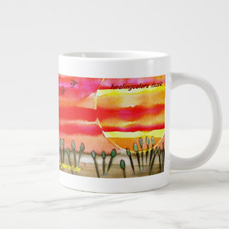 ...into the sun...art by Jutta Gabriel... Large Coffee Mug
