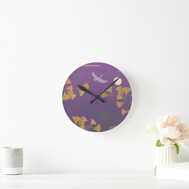 Into The Sunset Round Clock (Home)