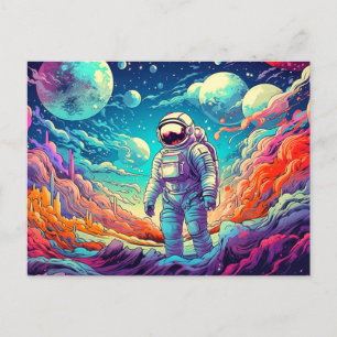 Into The Unknown Illustration Postcard