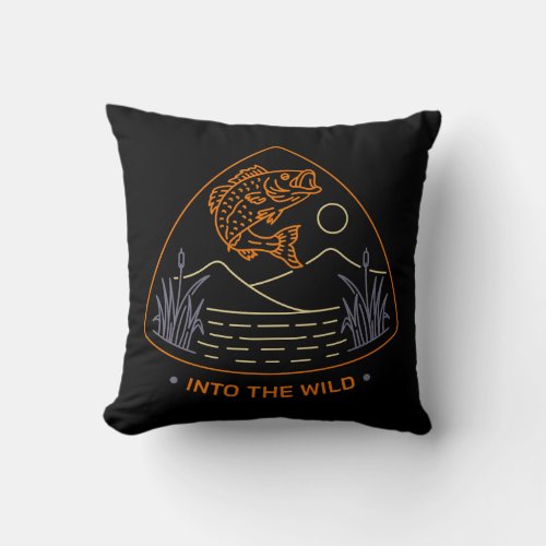 Into the Wild 1 Throw Pillow