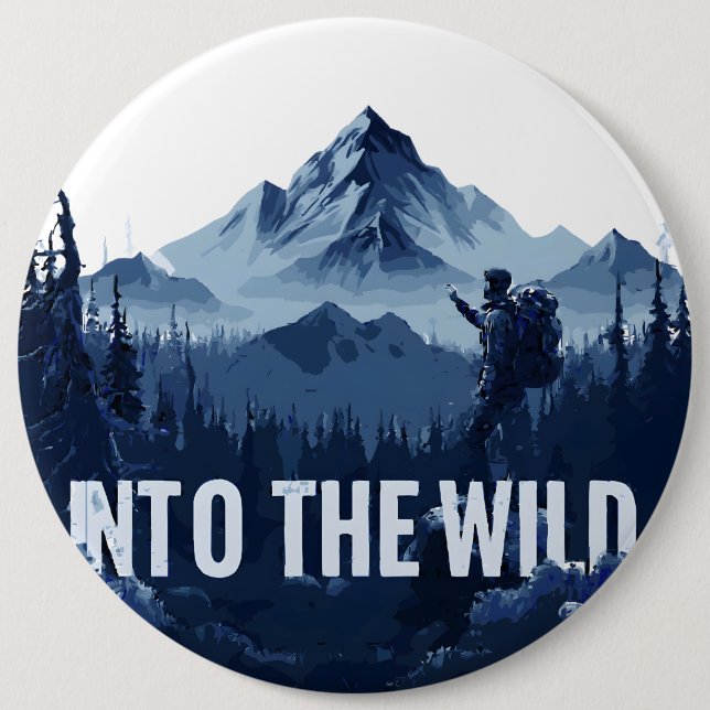Into the Wild Button (Front)