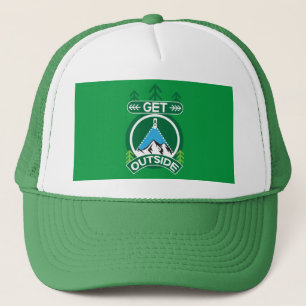 Into The Wild Hiking Outdoor Adventure Gift Trucker Hat