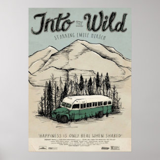 Into The Wild Illustrated Film Poster