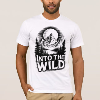 Into the Wild Logo Design T-Shirt