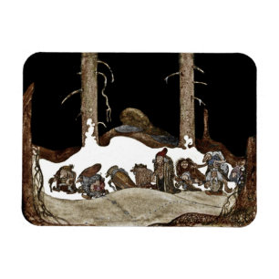 Into the Winter Night Magnet