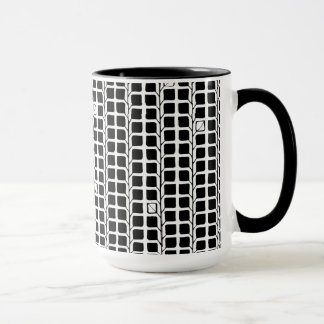 Into the Woods Leaves black Ringer Mug