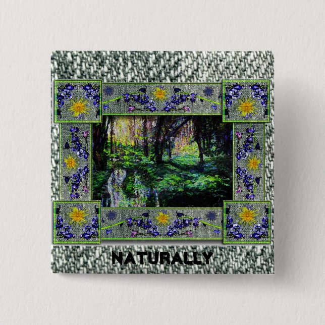 Into the Woods Pinback Button (Front)