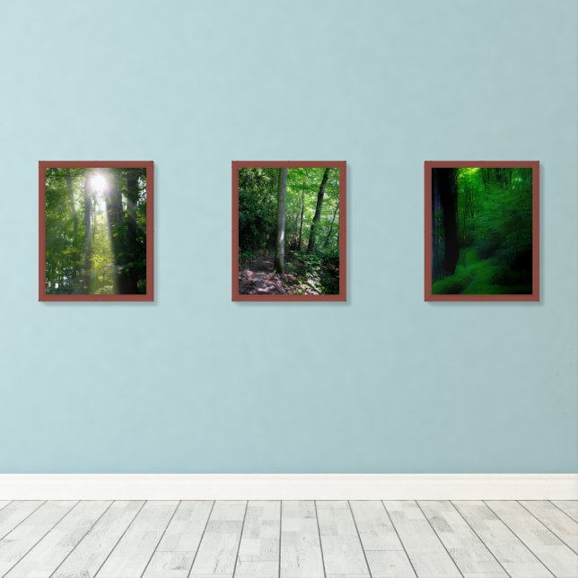 Into the Woods  Wall Art Sets (Wood Floor)