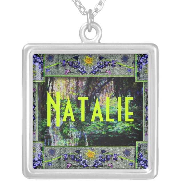 Into the Woods Your Name Pendant (Front)