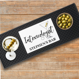 Intoxicologist Bar Drinking Personalized Mat