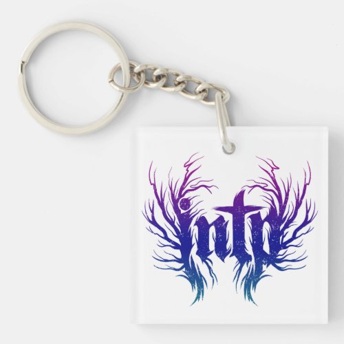INTP personality type the perceptive logistician M Keychain
