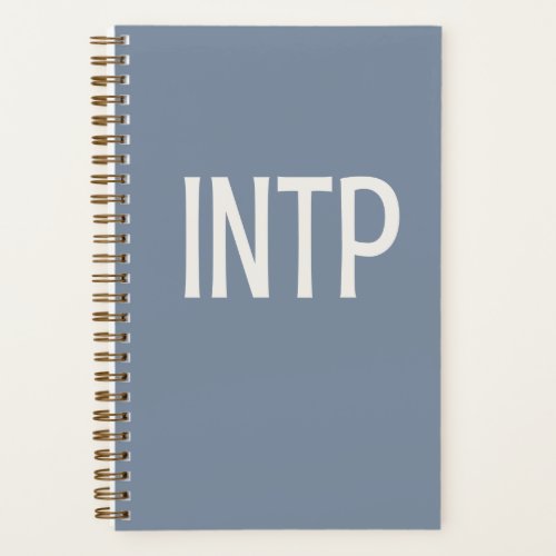 INTP Personalized Blue Journal Notebook