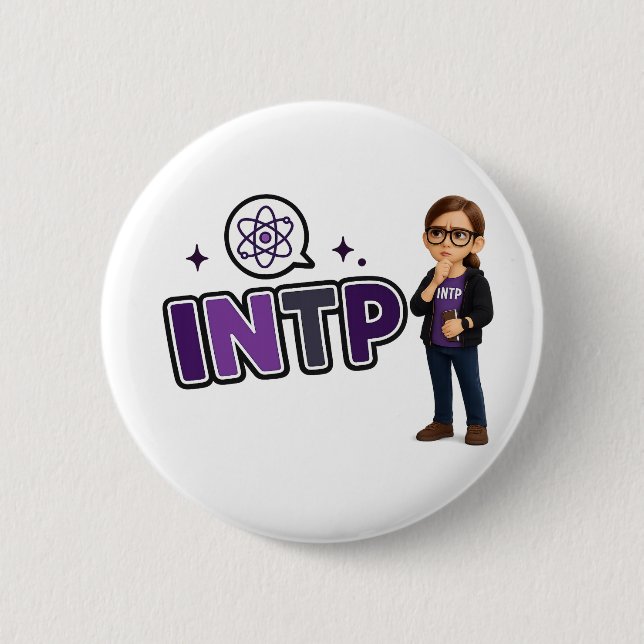 INTP — The Investigative Mind Button (Front)