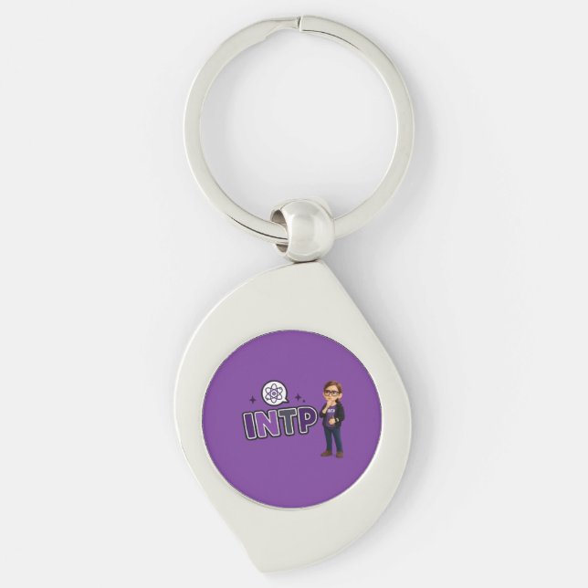 INTP — The Investigative Mind Keychain (Front)
