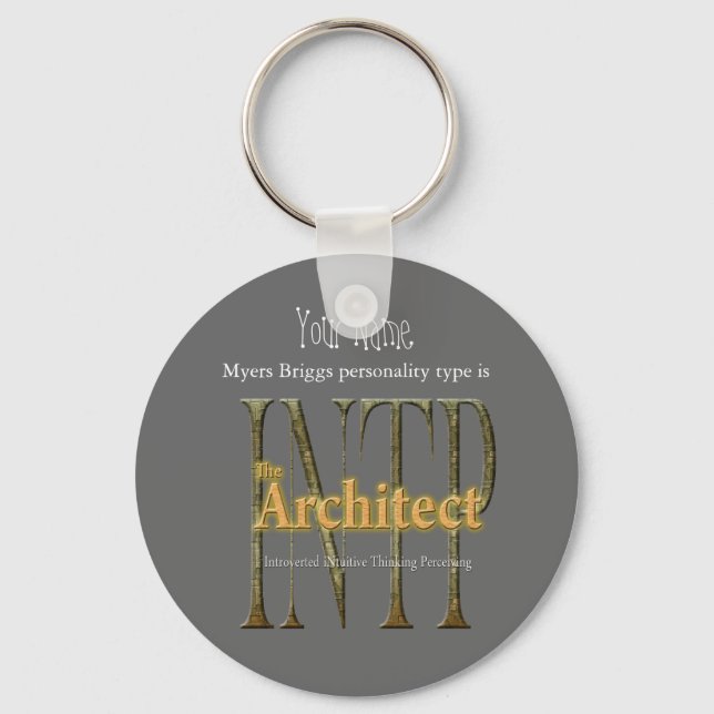 INTP theArchitect Keychain (Front)