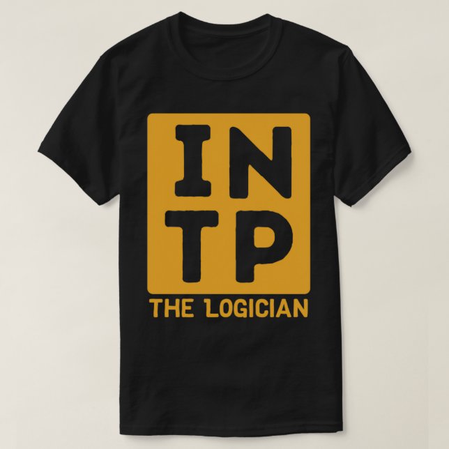 INTP Yellow Print T-Shirt (Design Front)