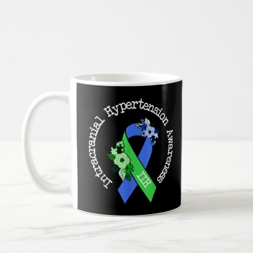 Intracranial Hypertension IIH Awareness Blue Green Coffee Mug
