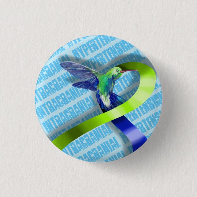 Intracranial Hypertension Pinback Button (Front)