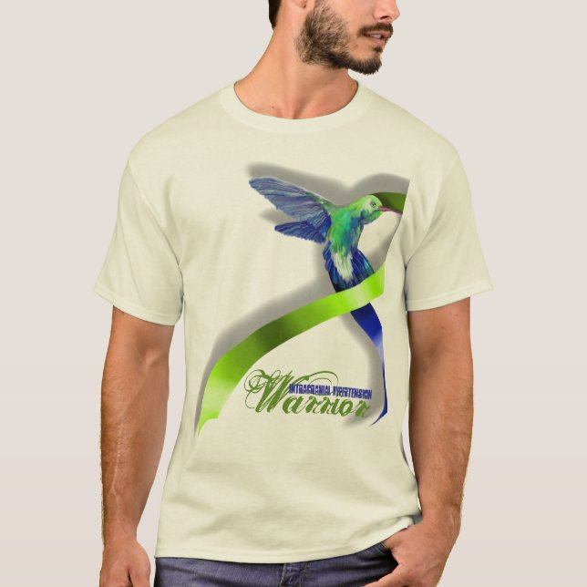 Intracranial Hypertension Warrior & Pressure Guage T-Shirt (Front)