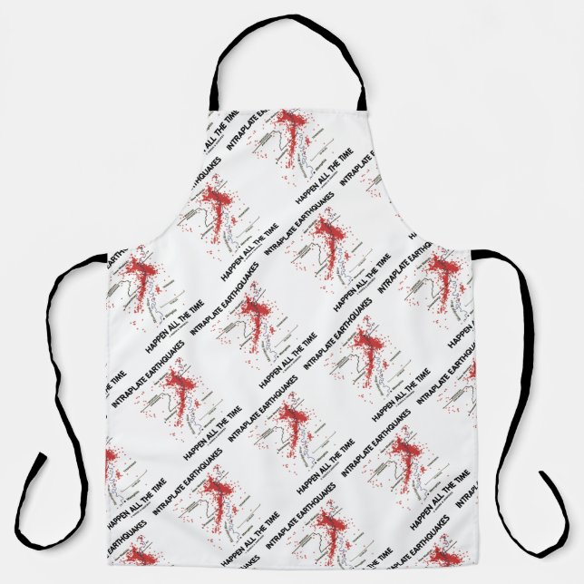 Intraplate Earthquakes Happen All The Time  Apron (Front)