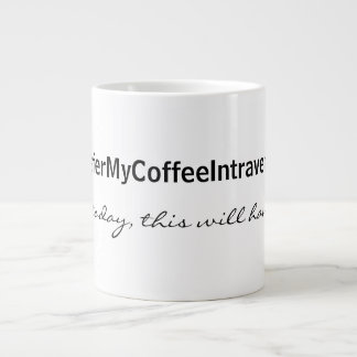 Intravenous Coffee Large Coffee Mug