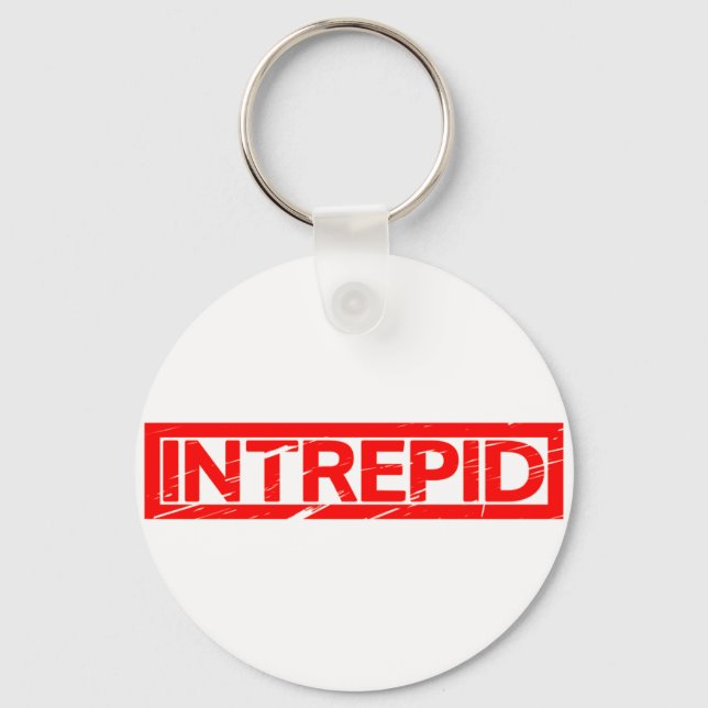 Intrepid Stamp Keychain (Front)