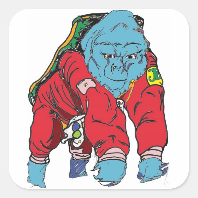 Intrepid Traveler Square Sticker (Front)