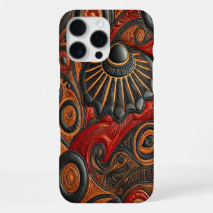 Intricate Alien Craft Design in Vibrant Colors iPhone 16 Pro Max Case