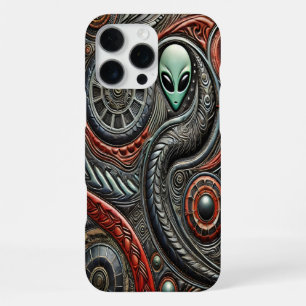 Intricate Alien Springs From Cosmic Mystery iPhone 16 Pro Max Case