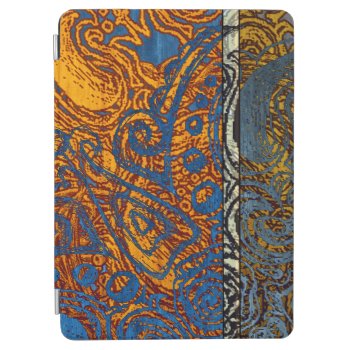 Intricate Blue And Orange Tribal Mehndi Ipad Air Cover by Rage_Case at Zazzle