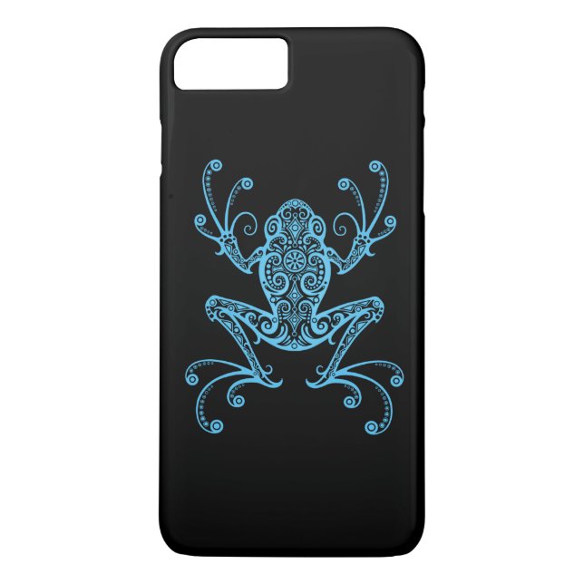 Intricate Blue Tree Frog Case-Mate iPhone Case (Back)