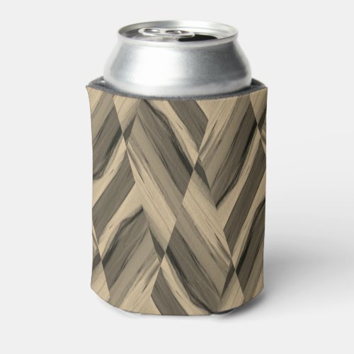 Intricate Brown Marble Pattern  Can Cooler