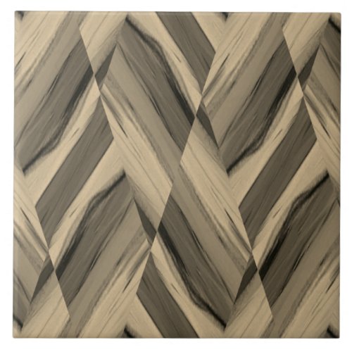 Intricate Brown Marble Pattern Ceramic Tile