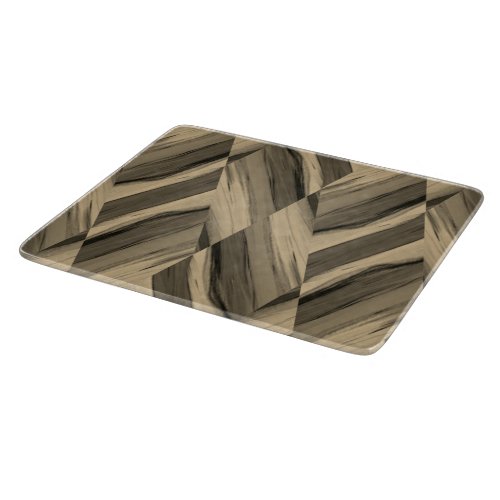 Intricate Brown Marble Pattern Cutting Board