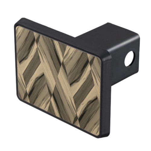 Intricate Brown Marble Pattern Hitch Cover