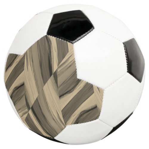 Intricate Brown Marble Pattern  Soccer Ball