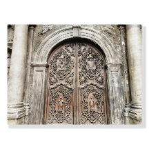 Intricate Church Door
