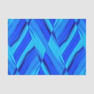 Intricate Cobalt Blue Marble Pattern Tissue Paper