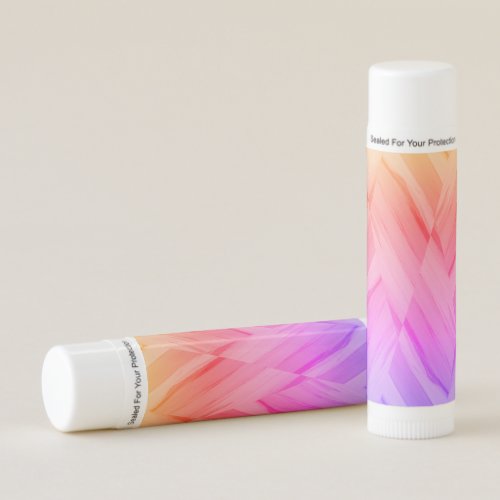 Intricate Coral and Pink Hues Marble Pattern Lip Balm