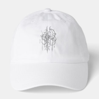 Intricate Cyber Sigilism Gothic Eye Line Art Hat