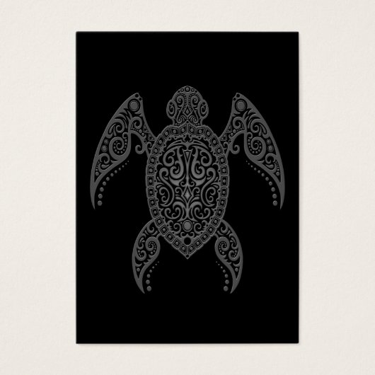 Intricate Dark Sea Turtle (Front)