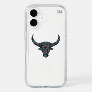 Intricate Ethnic Bison Illustration iPhone 16 Case