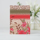 Intricate fabric design featuring floral patterns  (Standing Front)