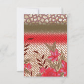 Intricate fabric design featuring floral patterns  (Back)